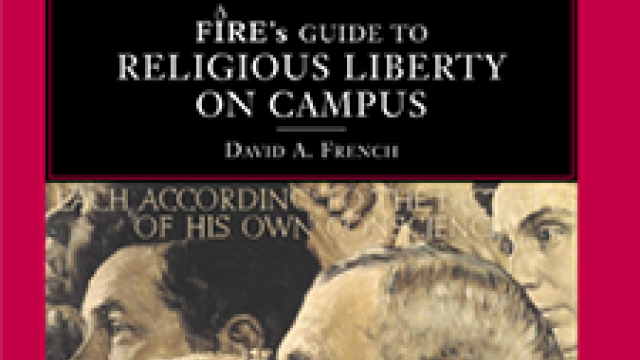 Cover to FIRE's Guide to Religious Liberty on Campus