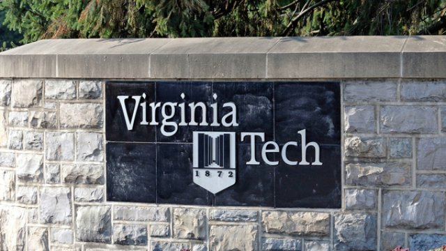 Entrance to the Virginia Polytechnic Institute and State University located in Blacksburg, Virginia.
