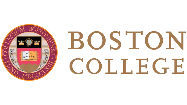 Boston College logo and name