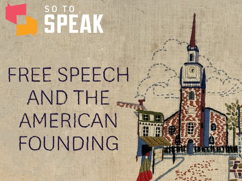 Free speech and the American Founding