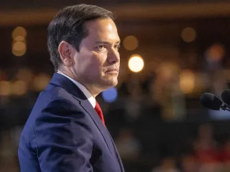 Florida Senator Marco Rubio speaking at the 2024 Republican National Convention