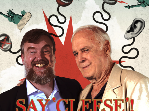 Spring 2024 FIRE Quarterly front cover featuring FIRE President and CEO Greg Lukianoff and comedian John Cleese
